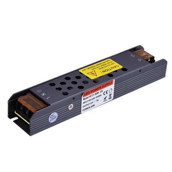 FUENTE ALIMENTACION SLIM IP20 DC24V 5 AÑOS GARANTIA 60W