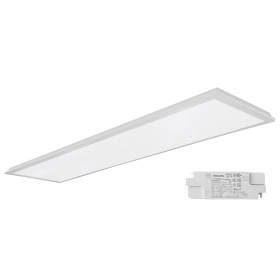 PANEL LED 36W 120X30 120LM/W CCT  CRI 80 UGR 19 DRIVER PHILIPS 5 AÑOS GARANTIA