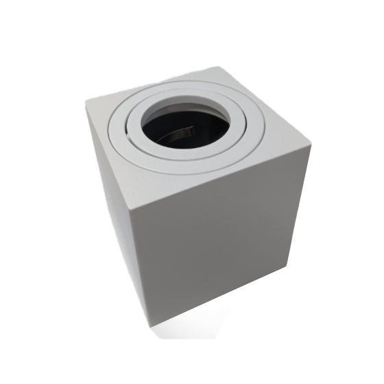 APLIQUE TECHO CUADRADO BLANCO PARA GU10