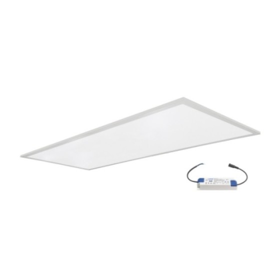 PANEL LED 60W 120X60 120LM/W CCT  CRI 80 UGR 19 X2 DRIVER 30W LIFUD 5 AÑOS GARANTIA