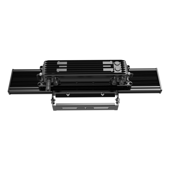 LUMINARIA LINEAL 240W  IP66 170LM/W LUMILEDS/SOSEN  REG DALI2 5000K CRI80 LENTE ASIMETRICA AC110-277V CONECTORES CABLE RÁPIDOS 5