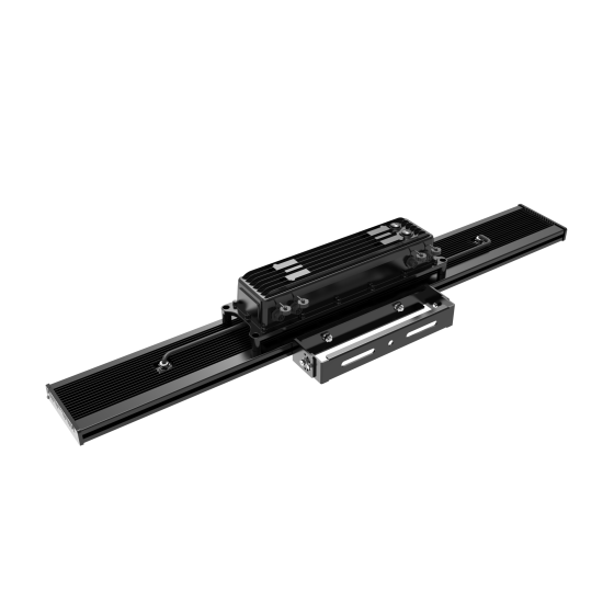 LUMINARIA LINEAL 320W IP66 170LM/W LUMILEDS/SOSEN REG DALI2 5000K CRI80 LENTE ASIMETRICA AC110-277V CONECTORES CABLE M15 5 AÑOS 