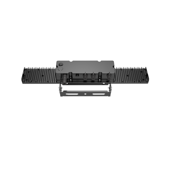 LUMINARIA LINEAL 200W-150W-100W IP66 170LM/W LUMILEDS/SOSEN REG 1-10V 5000K CRI80 LENTE ASIMETRICA AC110-277V CONECTORES CABLE M