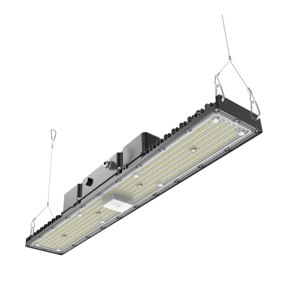 LUMINARIA LINEAL 250W-200W-150W CCT 4000-5000-5700K IP66 160LM/W LUMILEDS/SOSEN SENSOR MICROWAVE LENTE 40X110º 5 AÑOS GARANTIA