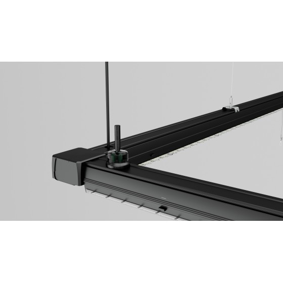 KIT COMPLETO LUMINARIA PERIMETRAL PADEL 20X10M BAJO DESLUMBRAMIENTO LENTE ASIMETRICA ESPECIAL PADEL 5000K REGULACION DALI 5 AÑOS