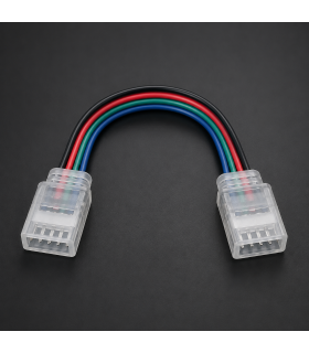 Conector IP65 empalme directo 4PIN RGB COB PCB 10mm F2973
