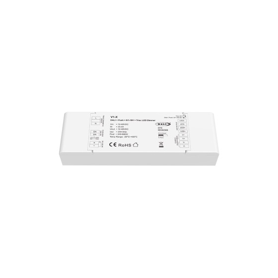 Detalles técnicos DALI TRIAC 0-10V AC Push V1-X f2929