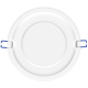 Corte lateral downlight F1535 perfil extraplano 1200 lumenes 3000K 4000K