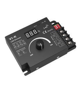 CONTROLADOR V1-K 24-48VDC 480W/960W 20A*1CH REGULADOR BOTON ROTATORIO/RF 2,4GHZ